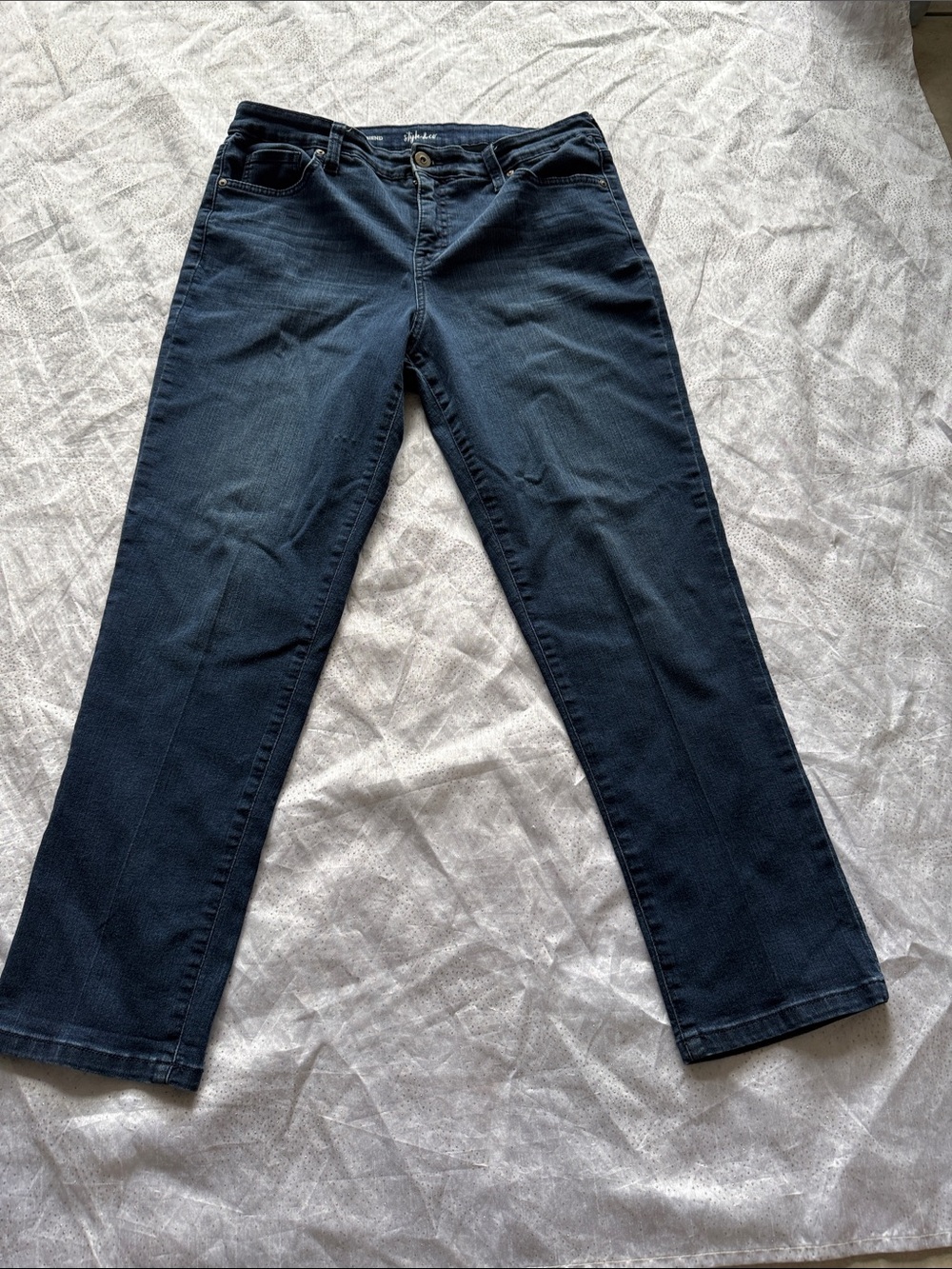 Style & co Women's Dark Blue Straight Leg Jeans size 14